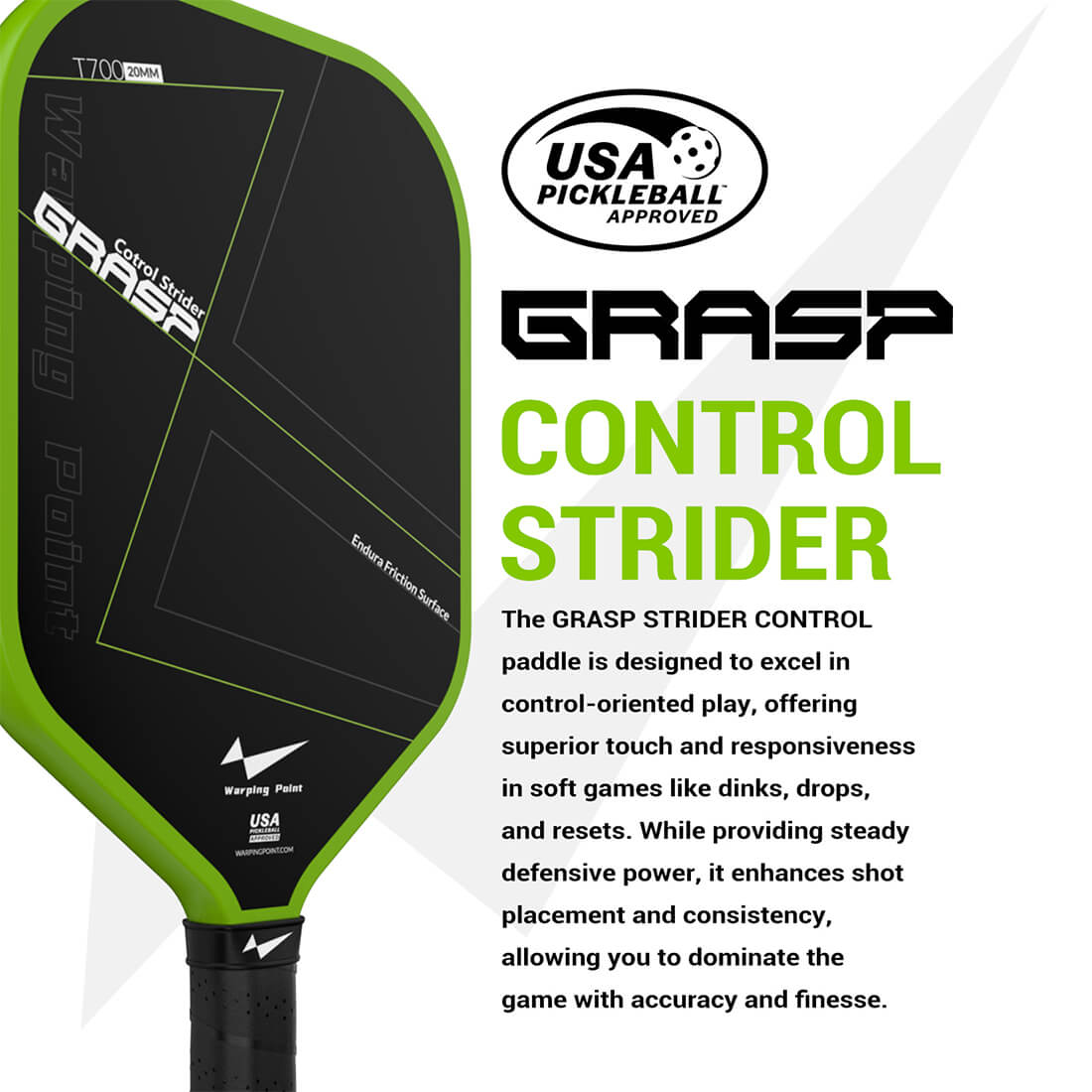 Grasp Pickleball Paddle